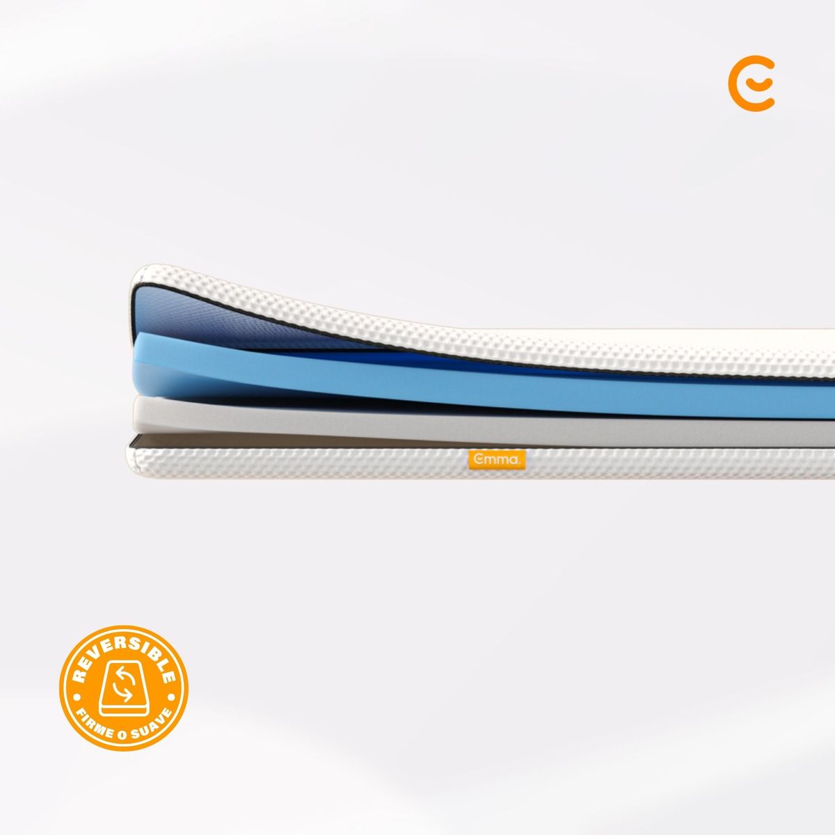 EMMA - Flip Topper 2.5 Plaza