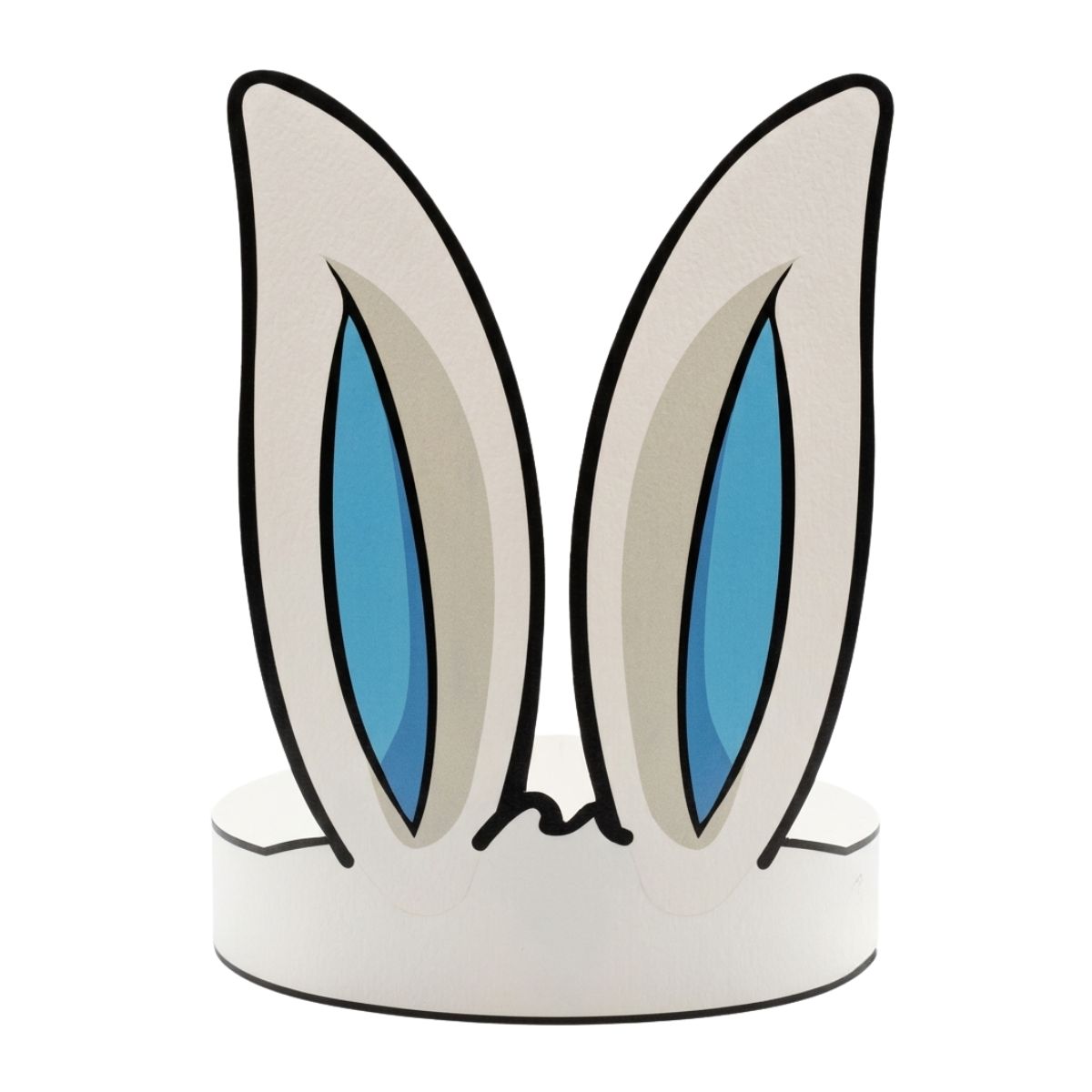 EKOL TACTICA MILITAR - Pack 50 Cintillos Orejas De Conejo Pascua Resurrección Cartón Niño