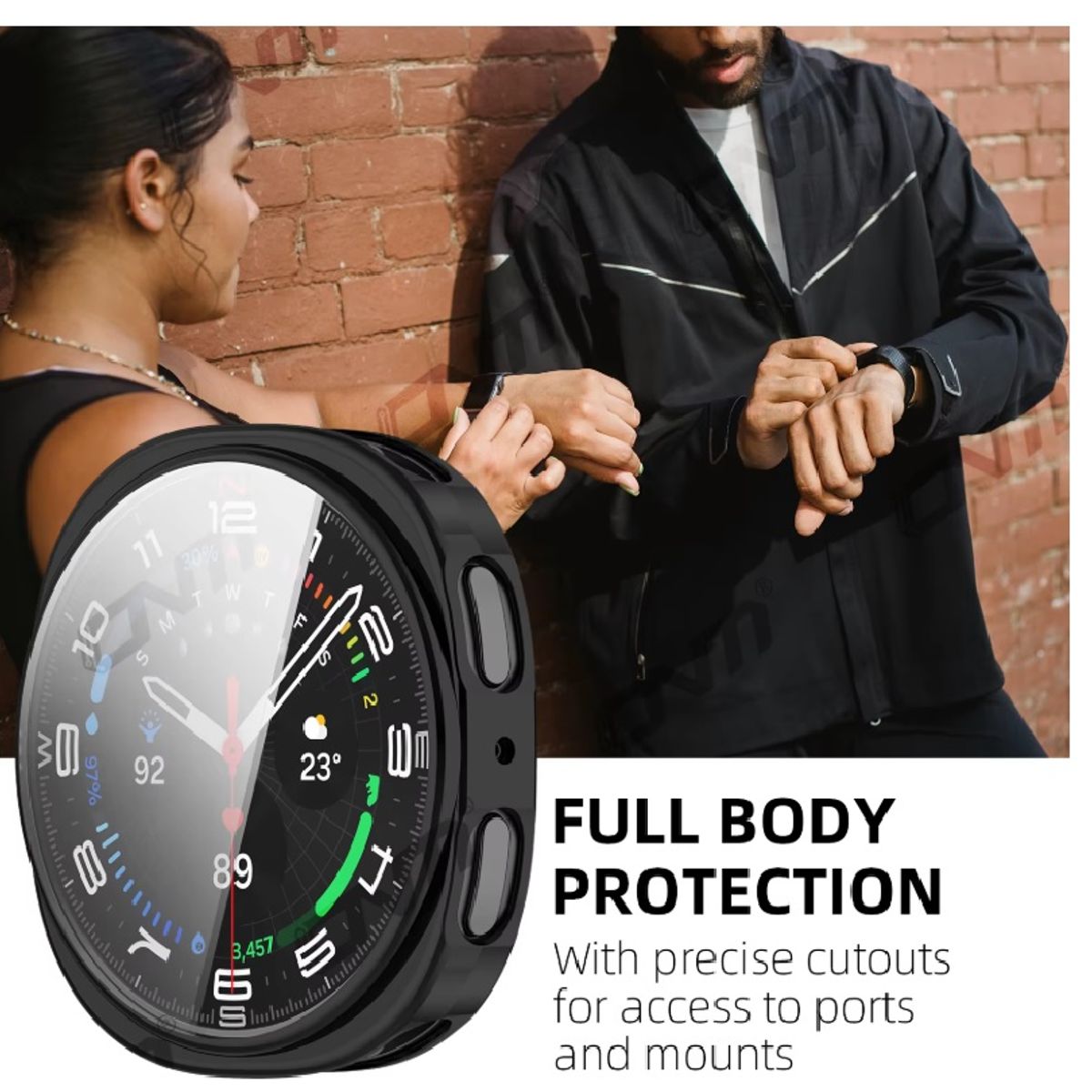 GENERICO - Protector Para Galaxy Watch 8 De 44mm Flexible