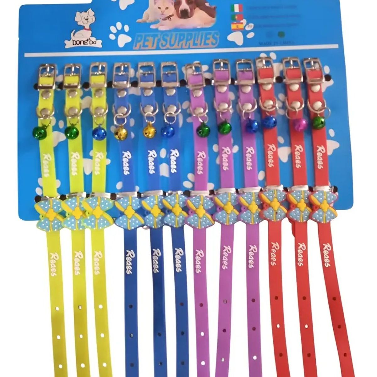 GENERICO - Collares Cachorros Identificadores Camadas Set 12 Unidades