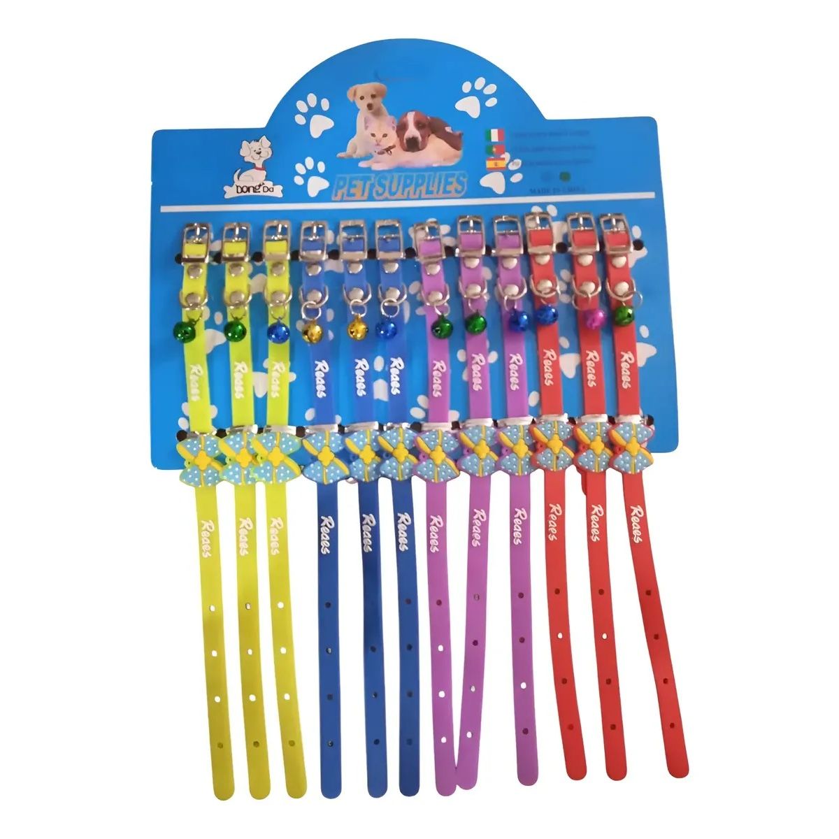 GENERICO - Collares Cachorros Identificadores Camadas Set 12 Unidades