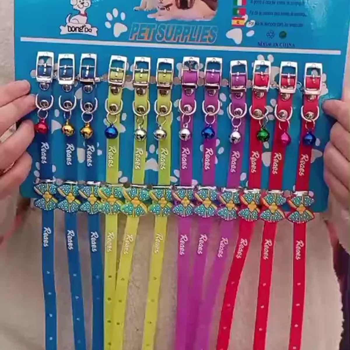 GENERICO - Collares Cachorros Identificadores Camadas Set 12 Unidades