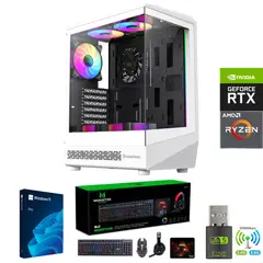 AMD CORP - Pc Gamer AMD Ryzen 5 5500 - 16GB RAM - RTX 5060 - 1TB - Wifi - COC-W