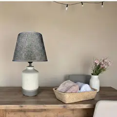 GENERICO - Lampara Velador Mesa Escritorio Living Sobremesa Decorativa Moderna Minimalista Interior E27