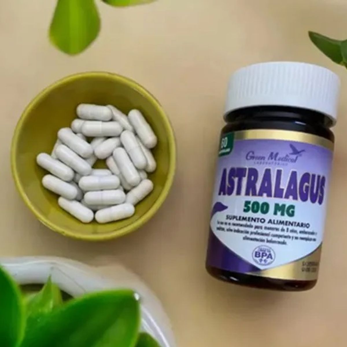 GREEN MEDICAL - Astragalo Gm 2 Frascos 2x60 Caps. Sist Inmune