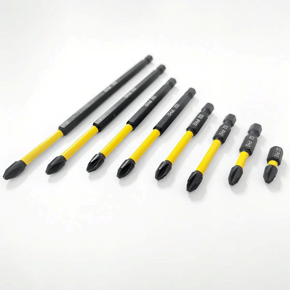 KAMASA - Set 8 Puntas De Impacto Magnéticas Ph2 S2 25-150mm Kamasa