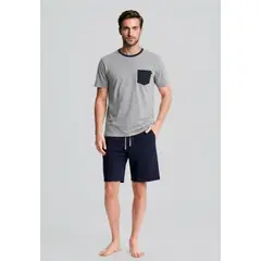 FEROUCH - Pijama Austin Dk Grey Melange