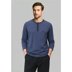 FEROUCH - Pijama Alabama Navy Melange