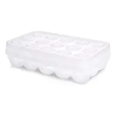 GENERICO - Organizador Huevos Bandeja Huevera 15 Unidades Cocina