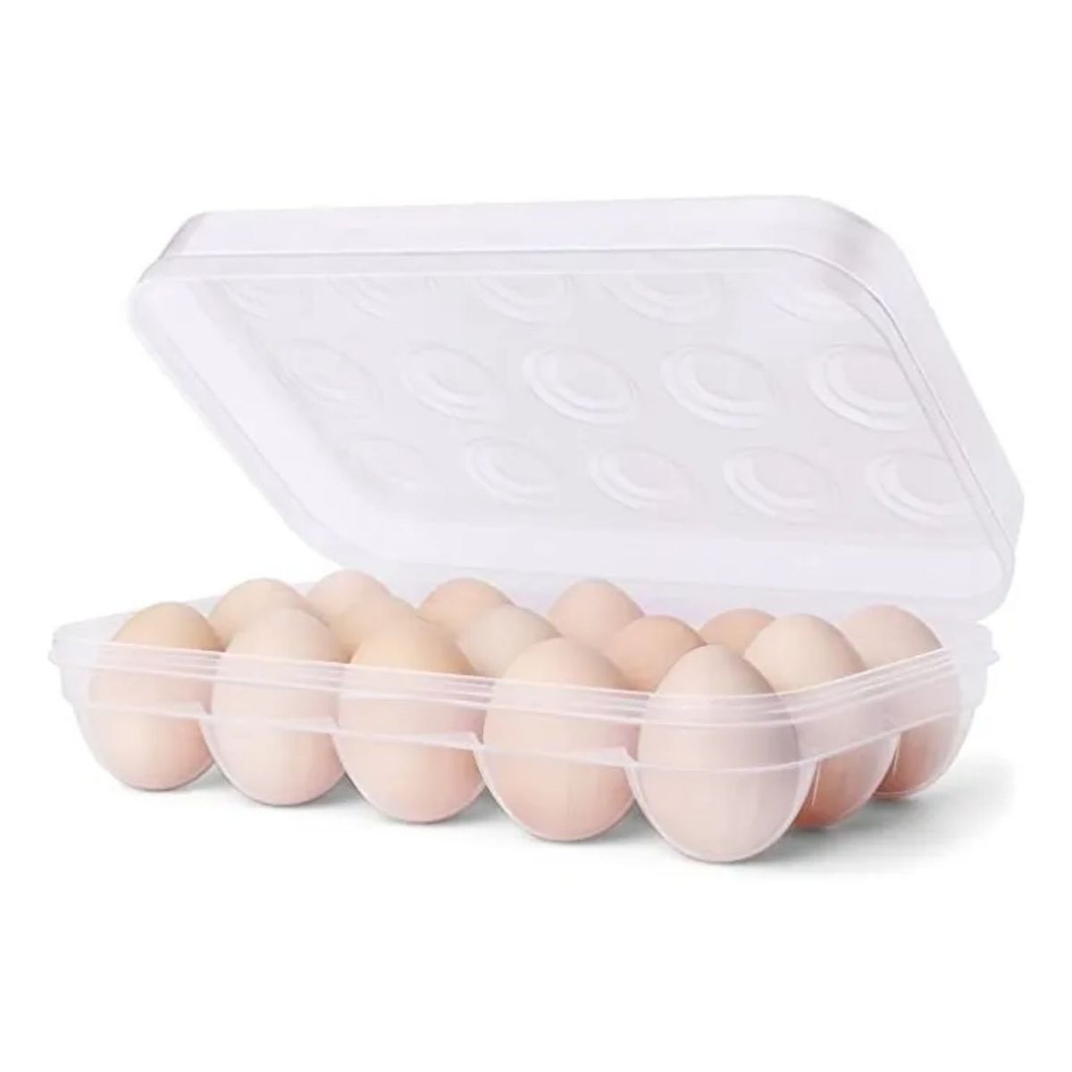 GENERICO - Organizador Huevos Bandeja Huevera 15 Unidades Cocina