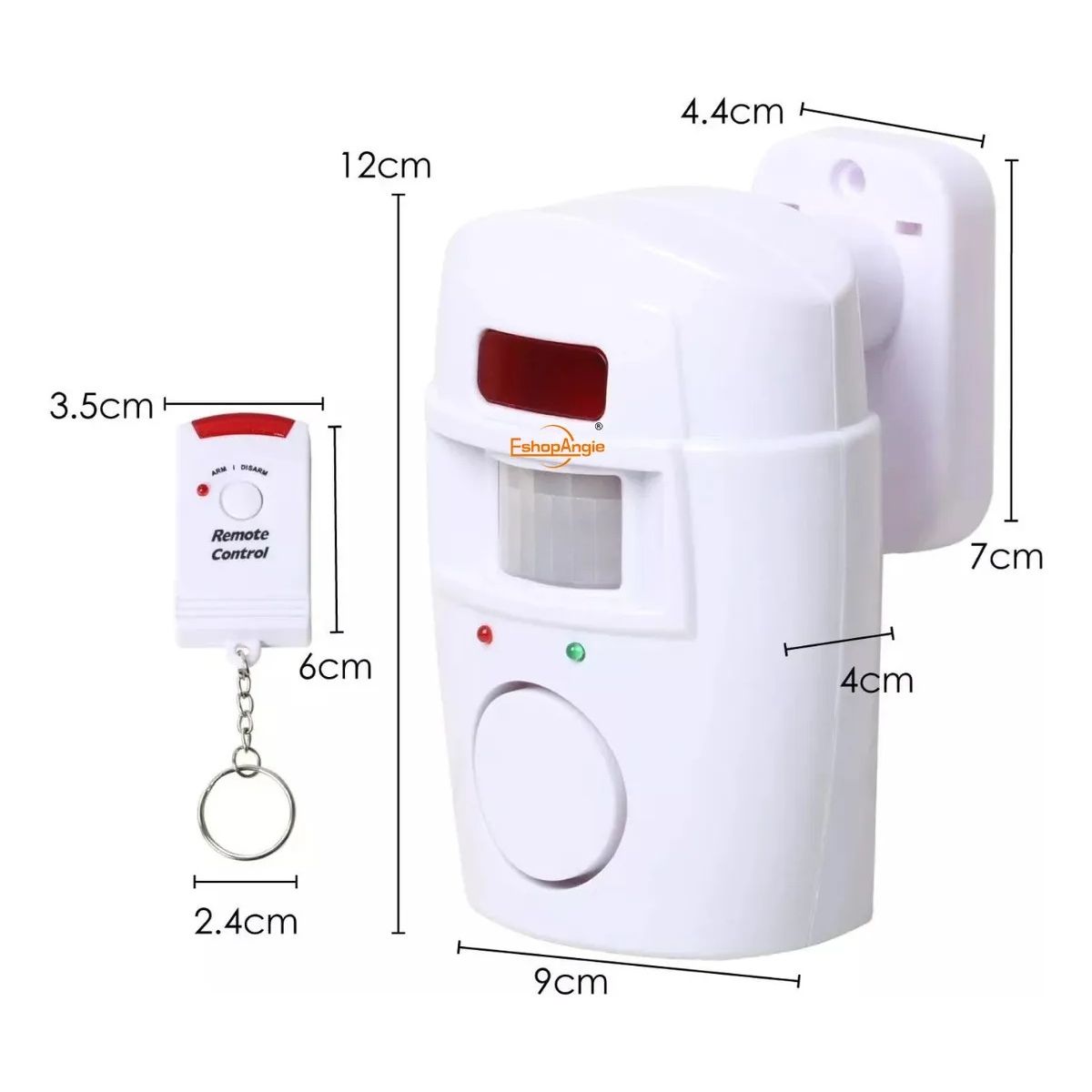 Alarmas Sensor De Movimiento Inalambrica con control remoto seguridad hogar y oficina, marca GENERICO - Foto Principal