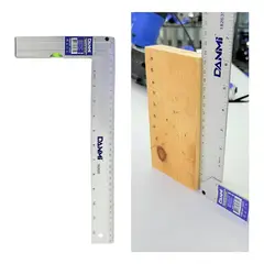 DANMI - Escuadra Carpintero Esquina 350mm Aleación De Aluminio