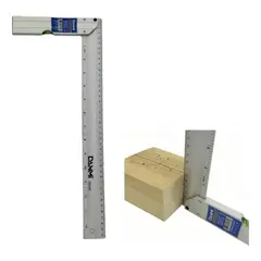 DANMI - Escuadra Carpintero Esquina 400mm Aleación De Aluminio