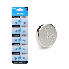 GENERICO - Pack 100 Pila Ag1 Bateria Lr621 Alcalina 1.5v Micro Boton