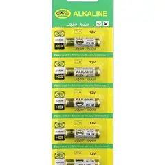 GENERICO - Pack 5 Baterias Pila 27a 12v Control Remoto 004018 004018 B27