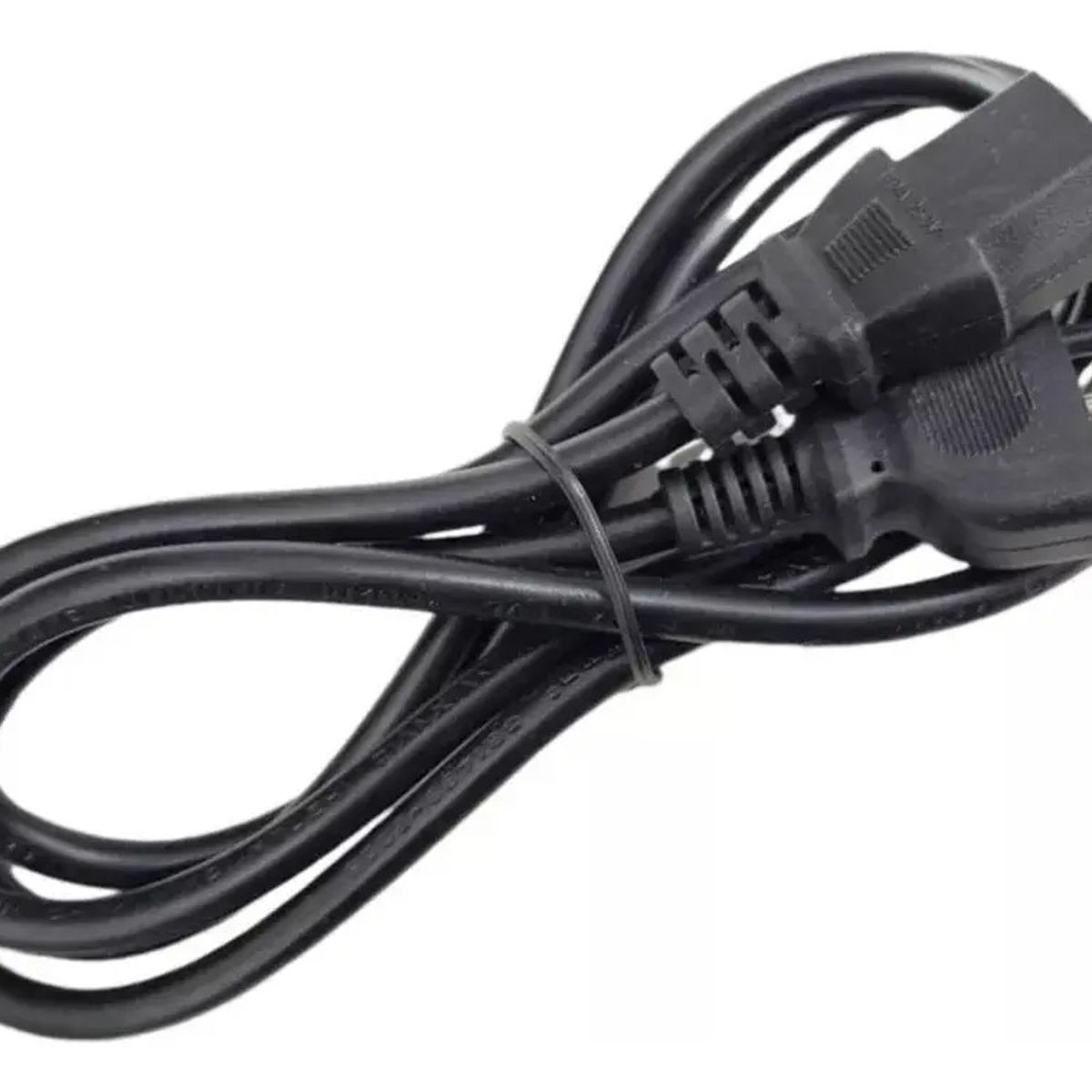 GENERICO - Cable De Alimentación Trébol Adaptador De Fuentes De Poder Negro