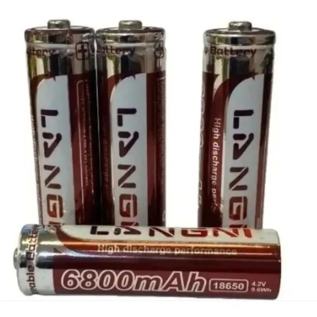 GENERICO - Baterias 18650 Recargables 4.2v 6800mah Para Linterna Led 004120