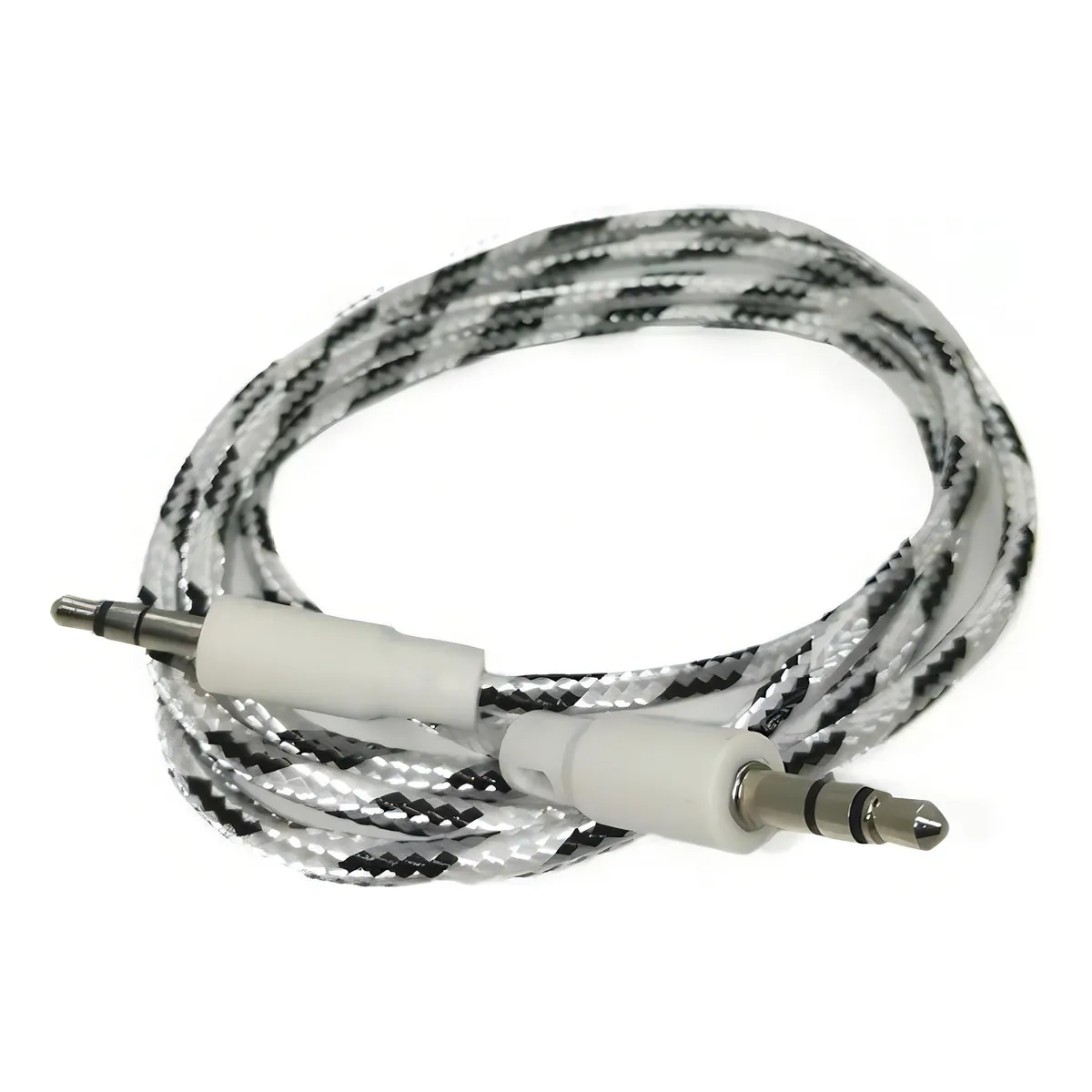 GENERICO - Cable Conector Auxiliar Plug 3.5mm-3.5mm 1 Metro Auricular