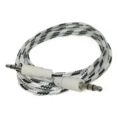 GENERICO - Cable Conector Auxiliar Plug 3.5mm-3.5mm 1 Metro Auricular
