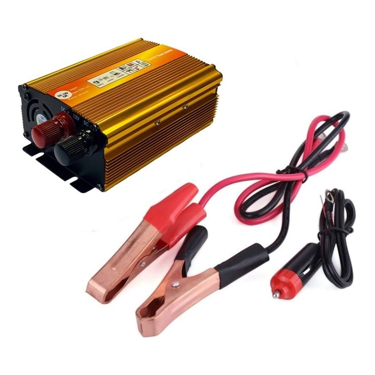 GENERICO - Conversor Inversor De Energia Auto 12v A 220v 500w  223104