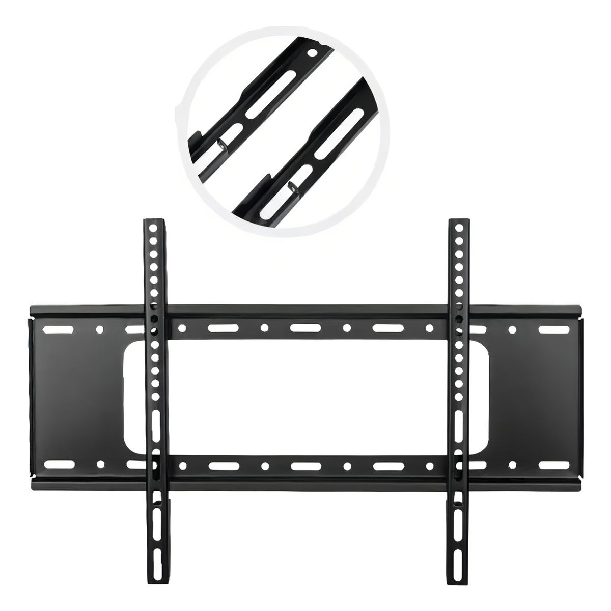 GENERICO - Soporte Pared Fijo Para Tv Lcd Led Plasma 40 A 85 Pulgadas Color Negro