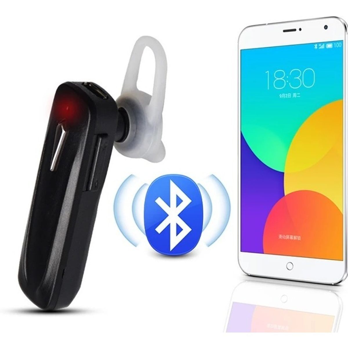 GENERICO - Audífono In-ear Inalámbrico Manos Libres Bluetooth Auricular
