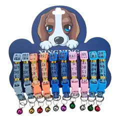 GENERICO - Set de Collares 10 Unidades Ajustables Con Cascabel