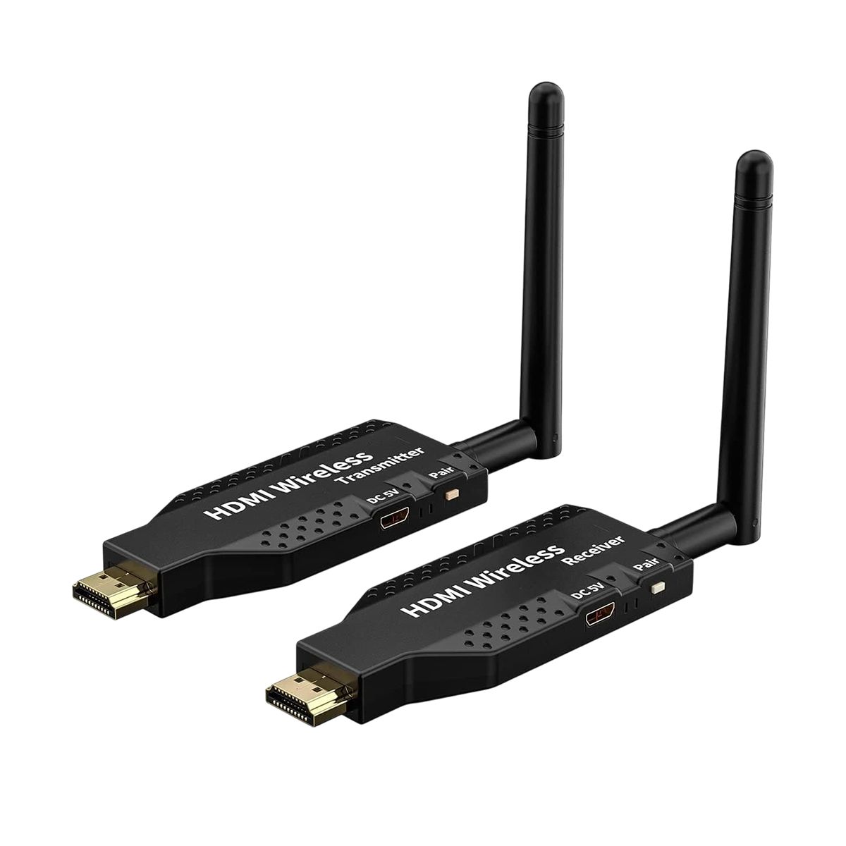 ASIAQUALITY - Transmisor Hdmi Inalambrico 50 Metros Full Hd 60 Hz Extensor De Video Negro