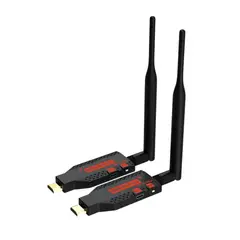 ASIAQUALITY - Transmisor Hdmi Inalambrico 100 Metros Full Hd 60 Hz Extensor De Video Negro