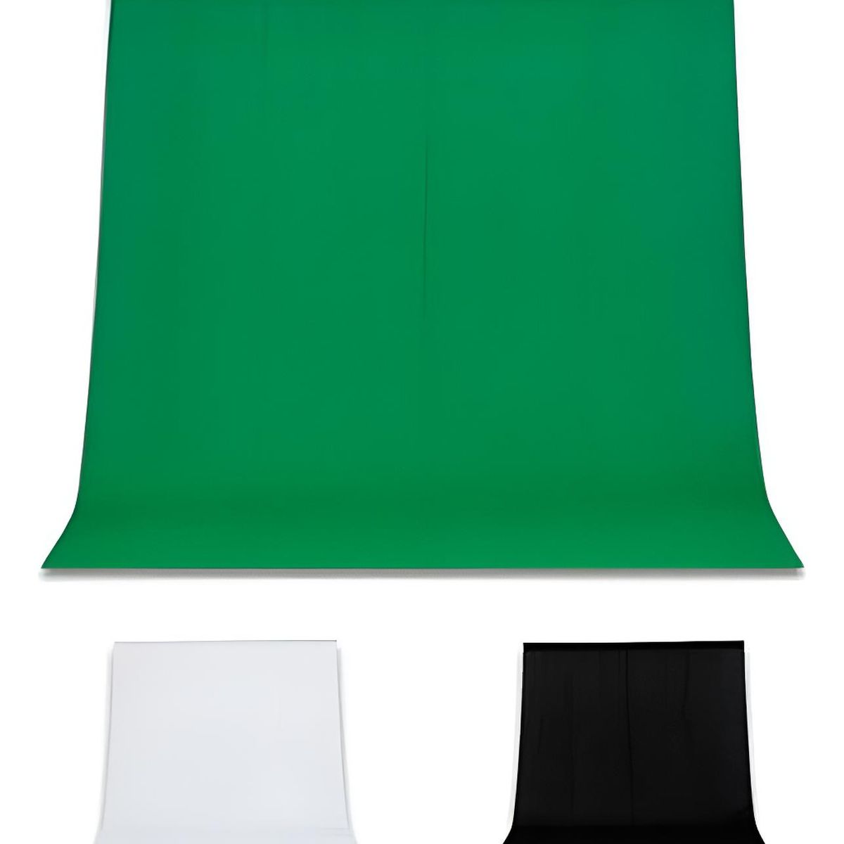 GENERICO - Telón Fondo Chroma 1.6x2 Metros Fotografia Colores Muselina - Verde