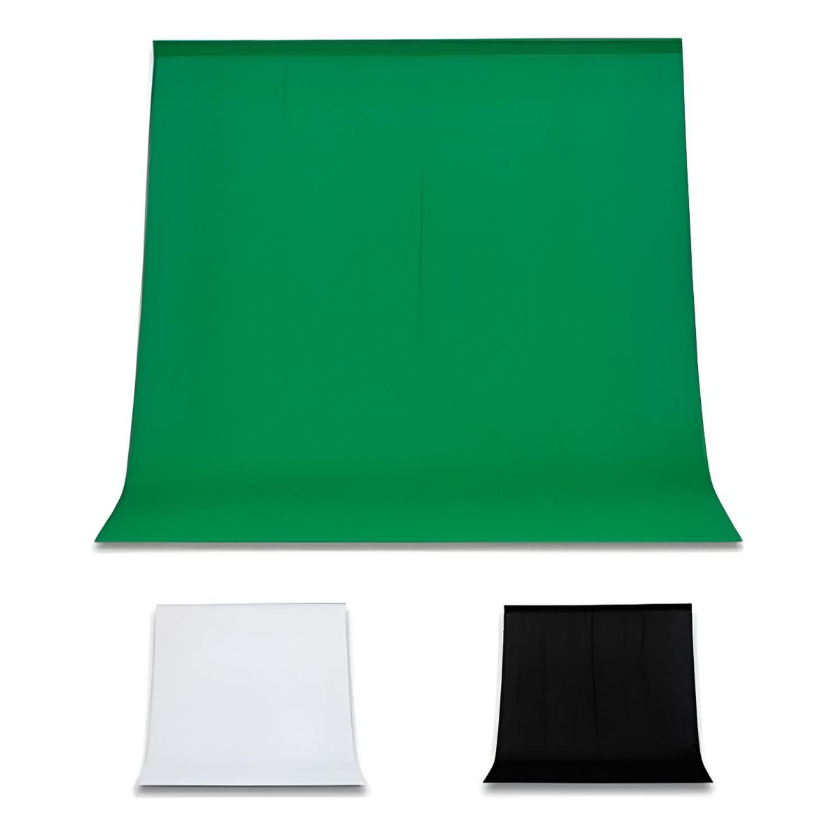 GENERICO - Telón Fondo Chroma 1.6x2 Metros Fotografia Colores Muselina - Verde