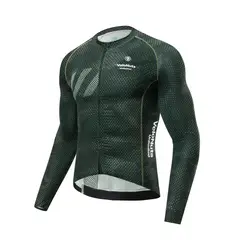 ROCKBROS - Tricota Ciclismo Hombre VeloNuts Pro Manga Larga Verano