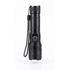 GENERICO - Linterna Led De Mano Recargable Potente Usb Zoom Tactica