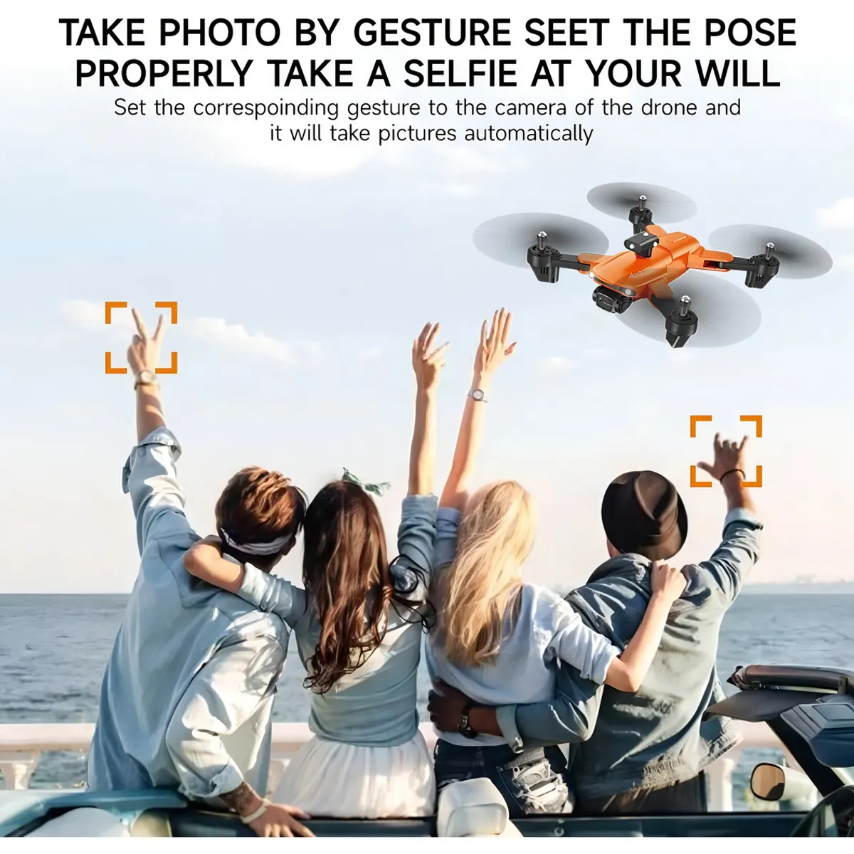 GENERICO - Mini Drone Doble Cámara Full Hd Wifi 2,4 Ghz Sensor Gravedad Color Negro-270004