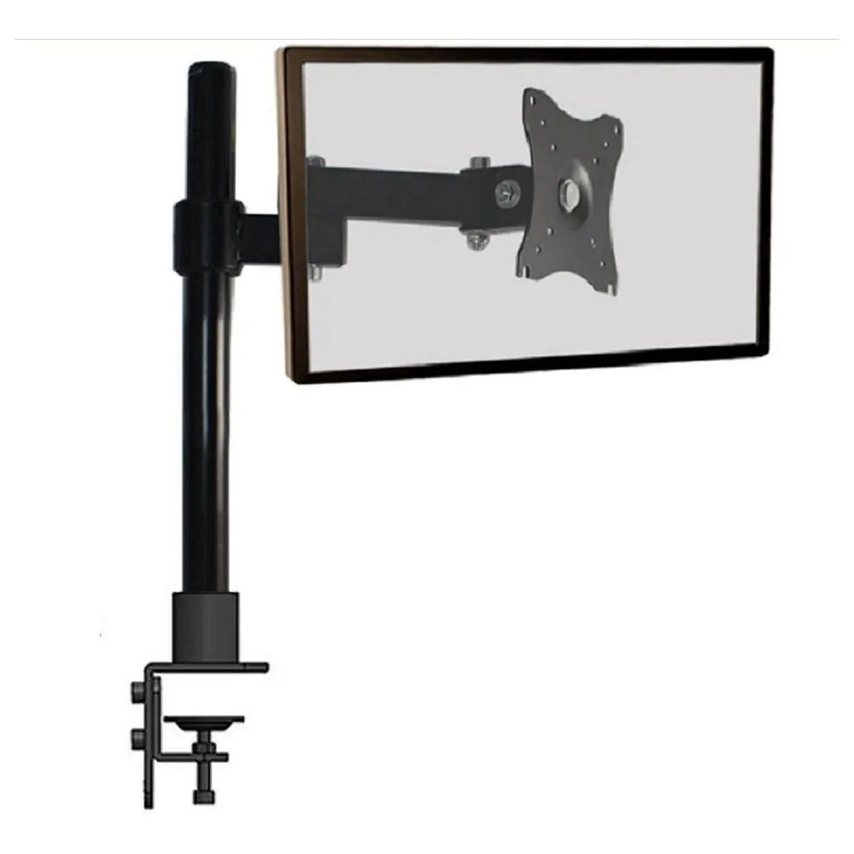 GENERICO - Soporte Monitor Tv Escritorio Articulado 12 A 27  225009 Color Negro-225009 B