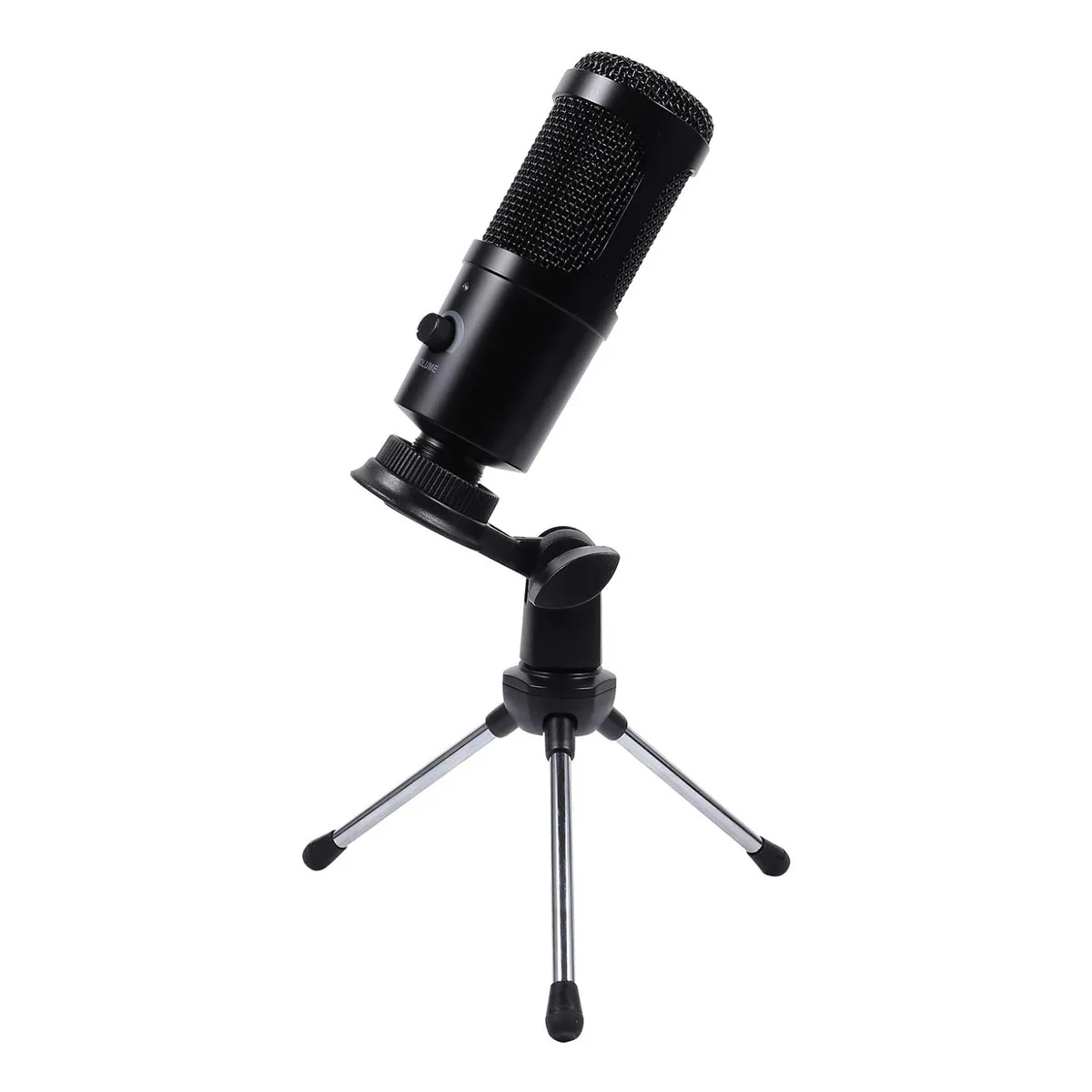 GENERICO - Micrófono Estudio Condensador Profesional Soporte Tripoide Color NEGRO - 260047