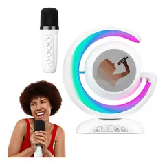 GENERICO - Parlante Karaoke Niños Con Microfono Portatil Recargable Bt Color Blanco - 240173
