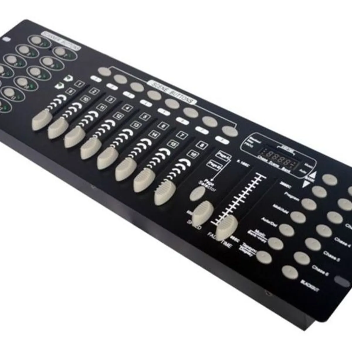 GENERICO - Controlador Dmx 512 Consola Mesa Iluminación 192 Canales Color Negro
