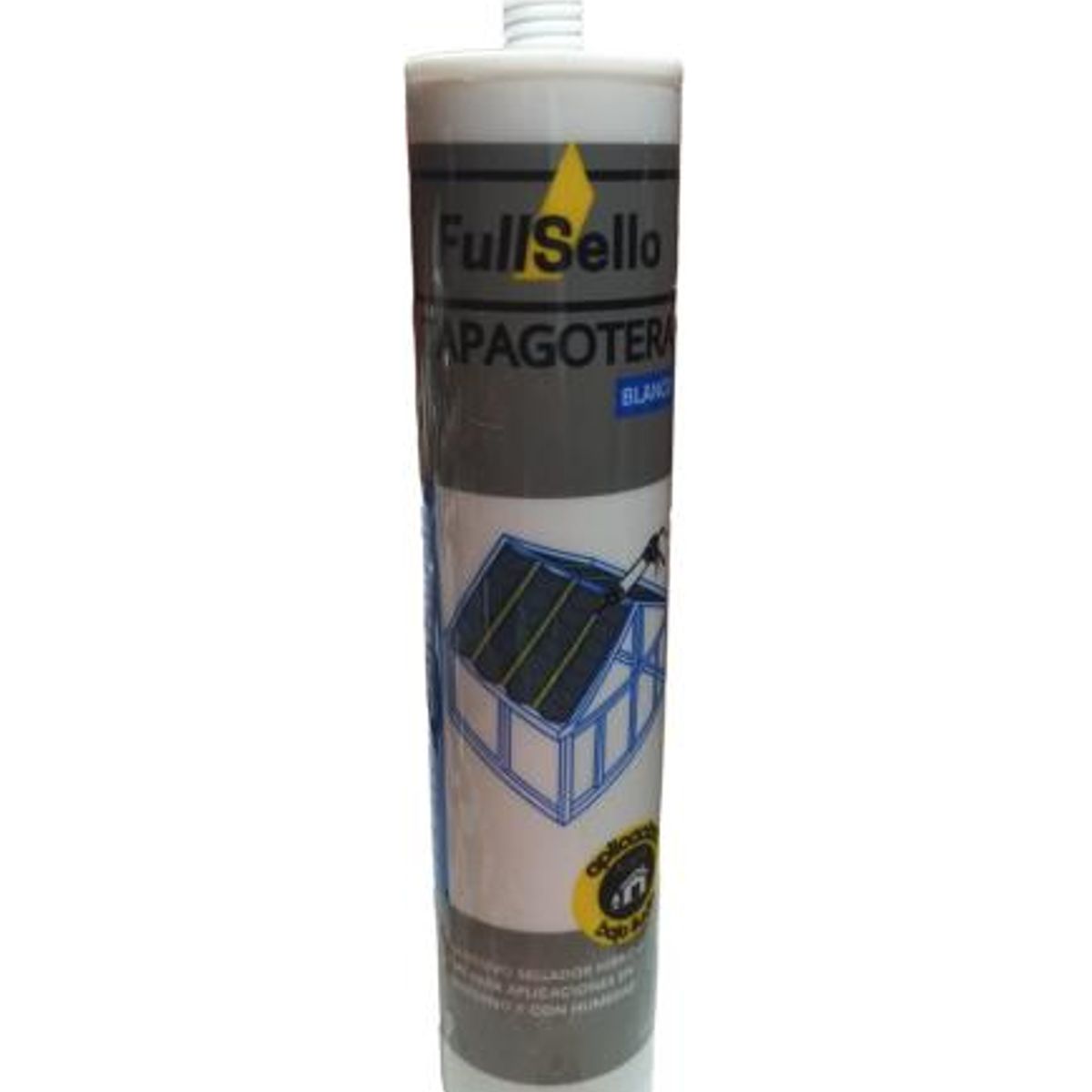 FULLSELLO - Silicona tapagoteras 290 ML. Blanco fullsello