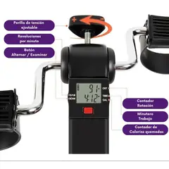 GENERICO - Pedalera Con Pantalla Rehabilitación