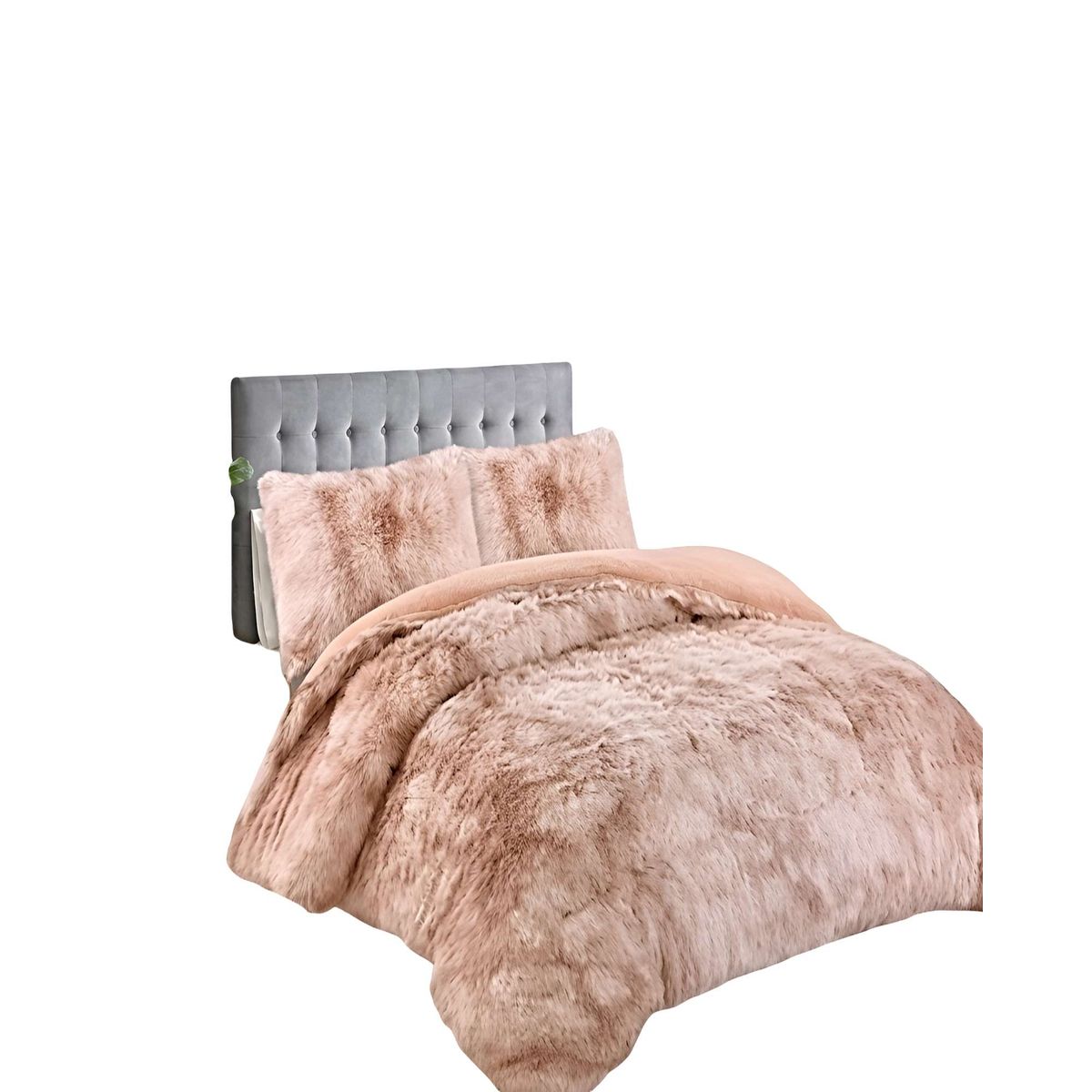 GENERICO - COBERTOR DE INVIERNO PELUDO 2 PLAZAS 230X250CM BEIGE