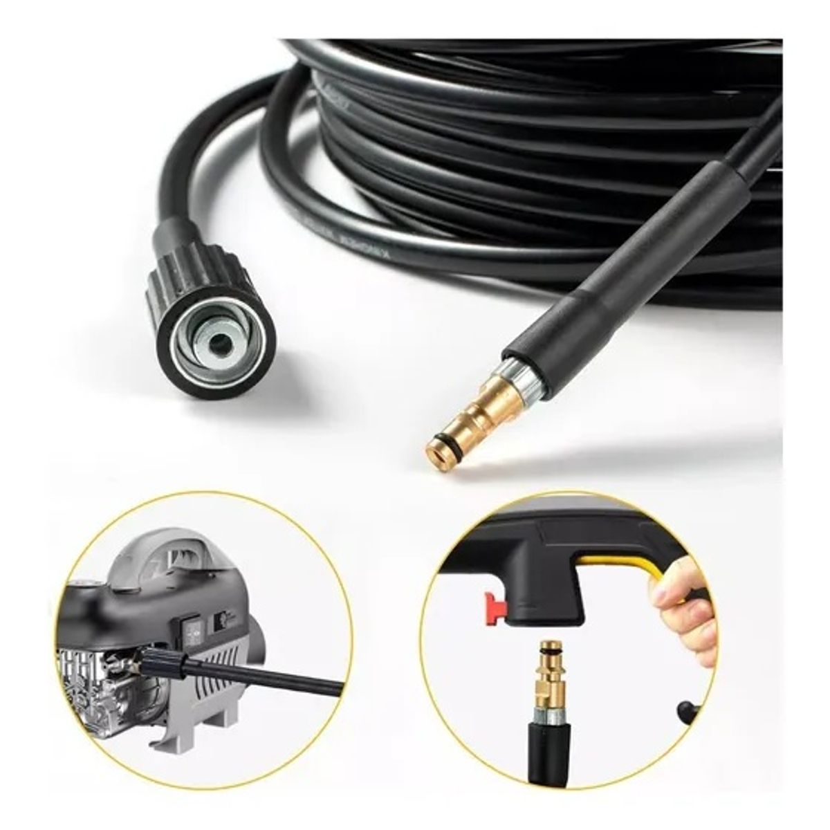 GENERICO - Manguera Lavado Alta Presión Para Reemplazo Karcher K2-k7 5m