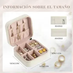 SLOWTON - Set 12 Caja Exhibidor Joyero Estuches De Viaje Joya Portátil