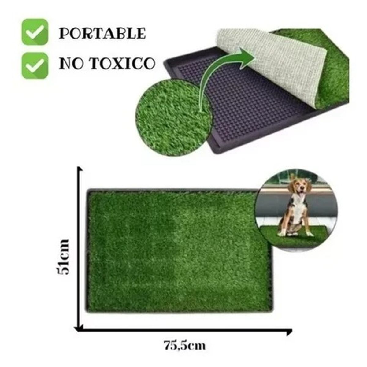 MOVI - Baño para Mascotas XXL Pet Potty