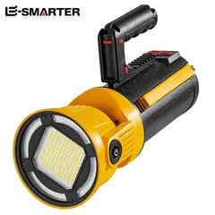GENERICO - Linterna Con Tripode Rotacion 180° Multifuncional Amarillo