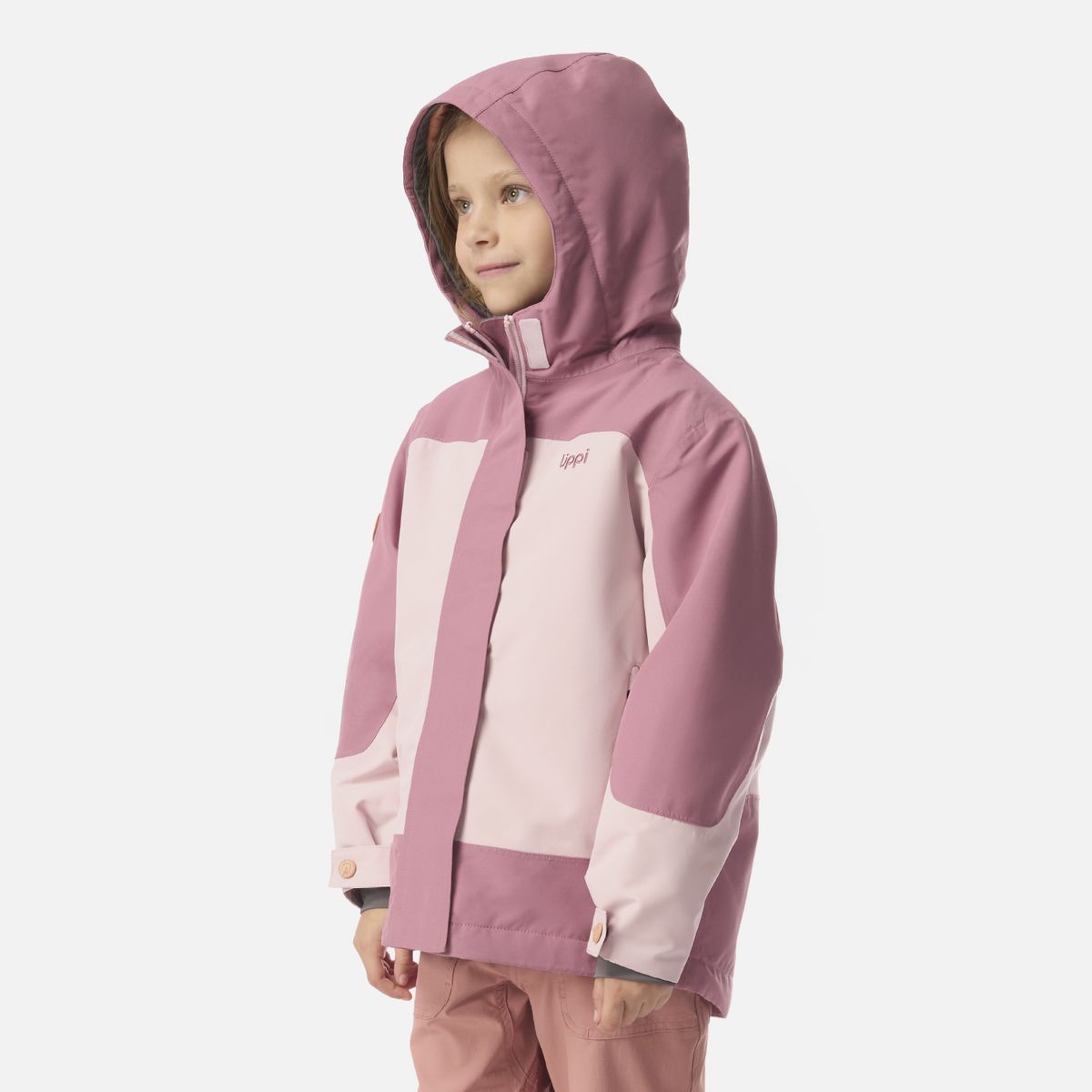 LIPPI - Chaqueta Niña Andes B-Dry Hoody Jacket Rosa Claro Lippi