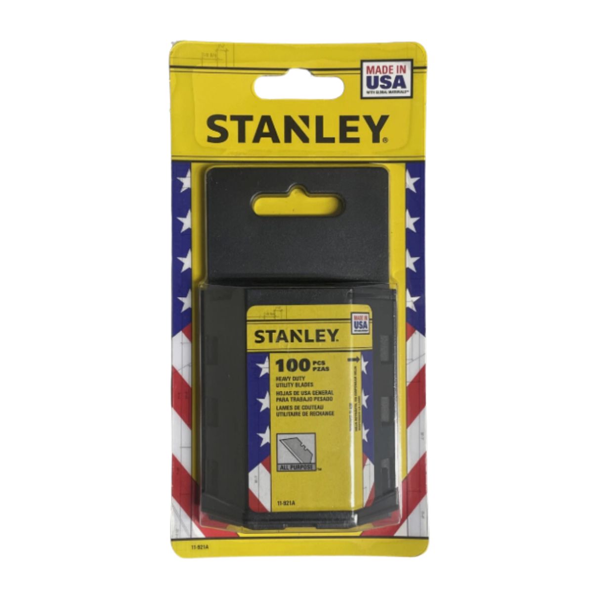 STANLEY - Repuesto Para Cuchillo Cartonero 100 Unid 11-921A Stanley