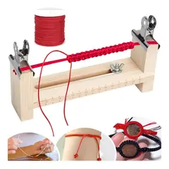 KUANGYE - Soporte De Madera Para Hacer Pulseras Tejidas