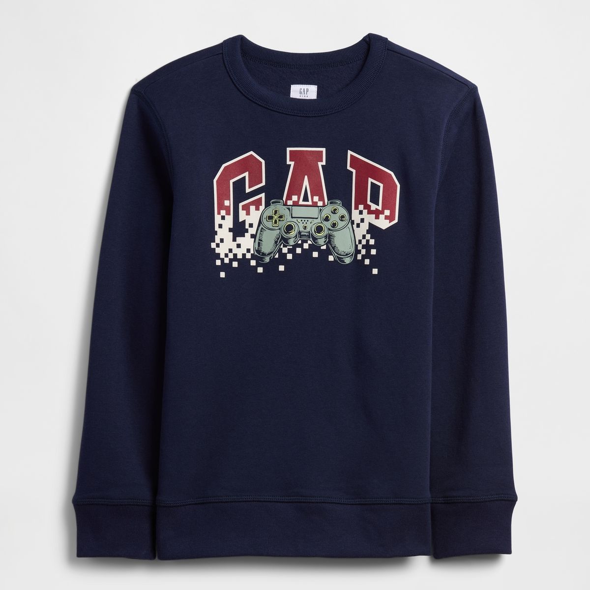 GAP - Polerón Niño Gap Sin Gorro Azul