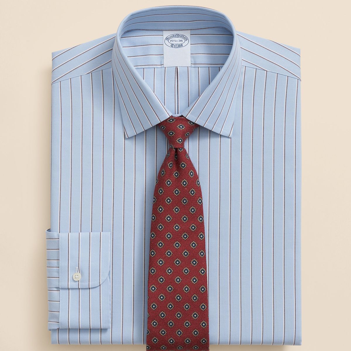 BROOKS BROTHERS - Camisa Hombre Ni Supima Ainsley Reg Celeste Brooks Brothers